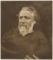 Robert Browning, 1865, printed 1875. Creator: Julia Margaret Cameron