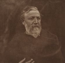 Robert Browning, May 1865, printed ca. 1902. Creator: Julia Margaret Cameron