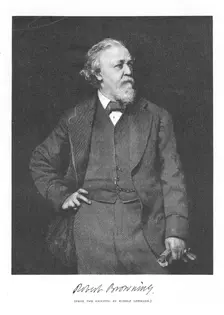 Robert Browning, English poet and dramatist, 1882