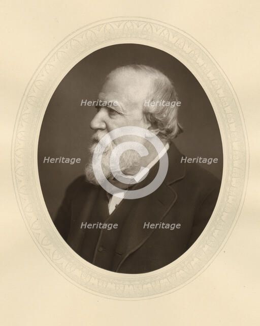 Robert Browning, English poet and dramatist, c1880. Artist: Lock & Whitfield