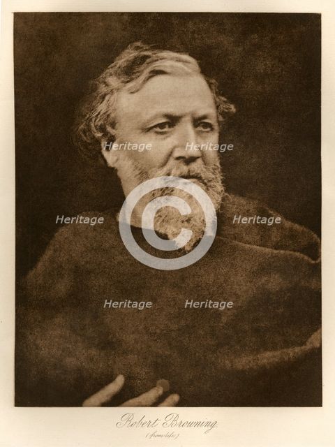 Robert Browning (from life), May 1865.  Creator: Julia Margaret Cameron.
