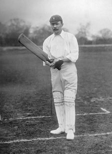 Robert Carpenter, Essex cricketer, c1899. Artist: Hawkins & Co