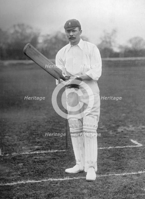 Robert Carpenter, Essex cricketer, c1899.  Artist: Hawkins & Co