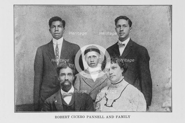 Robert Cicero Pannell and family, 1921. Creator: Unknown.