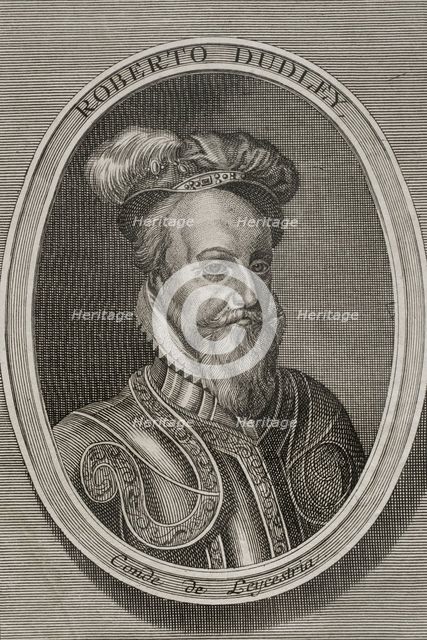 Robert Dudley (1532-1588), English nobleman and statesman, 1748. Creator: Unknown.