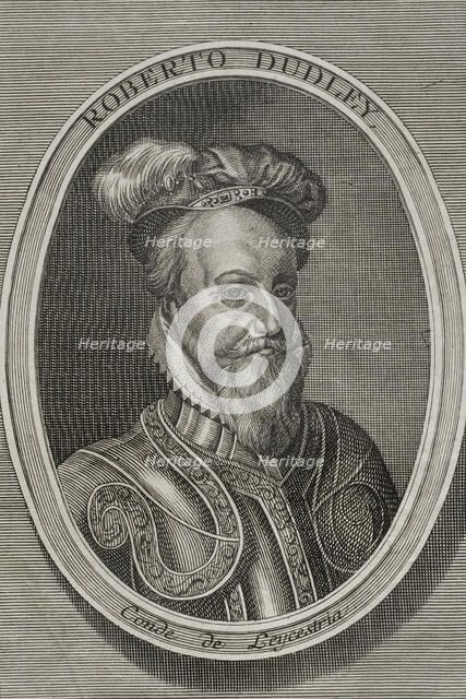 Robert Dudley (1532-1588), English nobleman and statesman, 1748. Creator: Unknown.