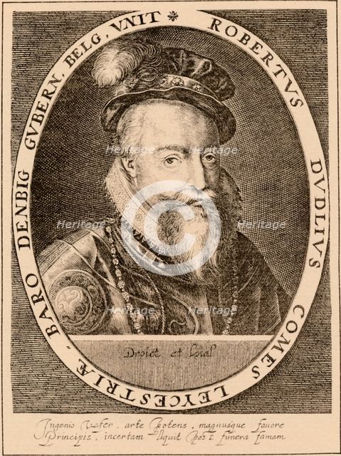 Robert Dudley, 1st Earl of Leicester (1532/331588), English nobleman, 1889 Artist: Unknown