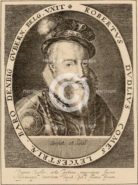 Robert Dudley, 1st Earl of Leicester (1532/331588), English nobleman, 1889 Artist: Unknown