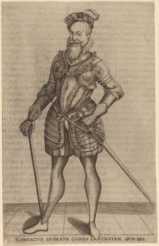 Robert Dudley, Earl of Leicester. Creator: Christoffel van Sichem I