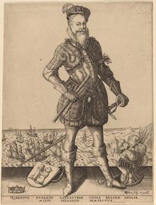 Robert Dudley, Earl of Leicester. Creator: Karel van Sichem