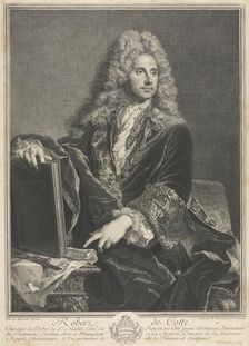 Robert de Cotte. Creator: Pierre-Imbert Drevet (French, 1697-1739)