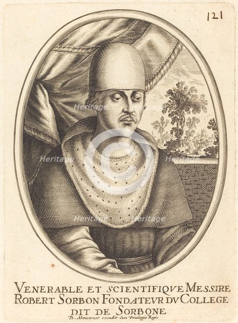 Robert de Sorbon. Creator: Balthasar Moncornet.