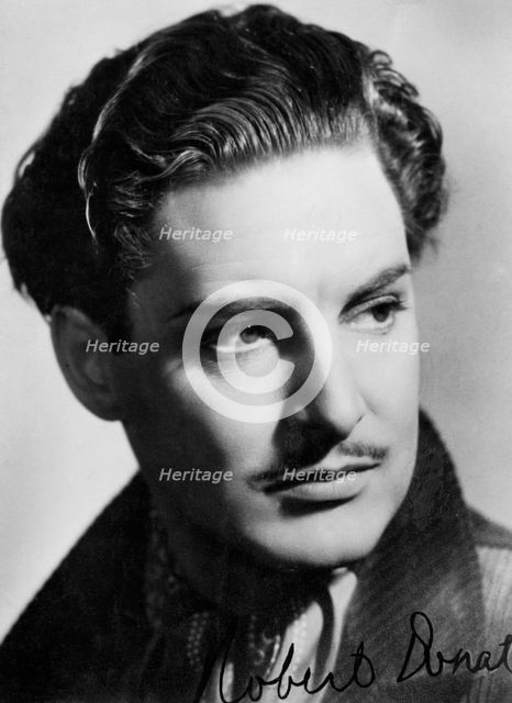 Robert Donat (1905-1959), British actor, c1930s-c1940s. Artist: Unknown