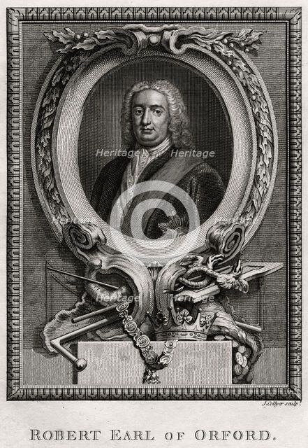 'Robert Earl of Oxford', 1775. Artist: J Collyer