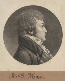 Robert F. How, 1806. Creator: Charles Balthazar Julien Févret de Saint-Mémin