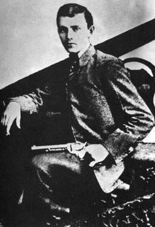 Robert Ford, the killer of the outlaw Jesse James, c1880s (1954)