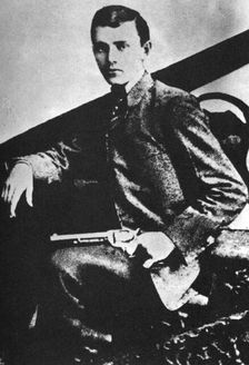 Robert Ford, the killer of the outlaw Jesse James, c1880s (1954)