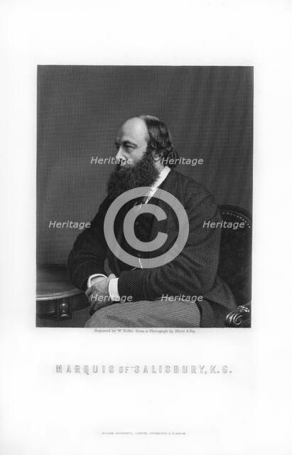 Robert Gascoyne-Cecil, 3rd Marquess of Salisbury, British statesman and Prime Minister, 1893.Artist: W Roffe