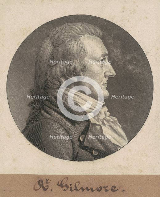 Robert Gilmor, 1803. Creator: Charles Balthazar Julien Févret de Saint-Mémin.