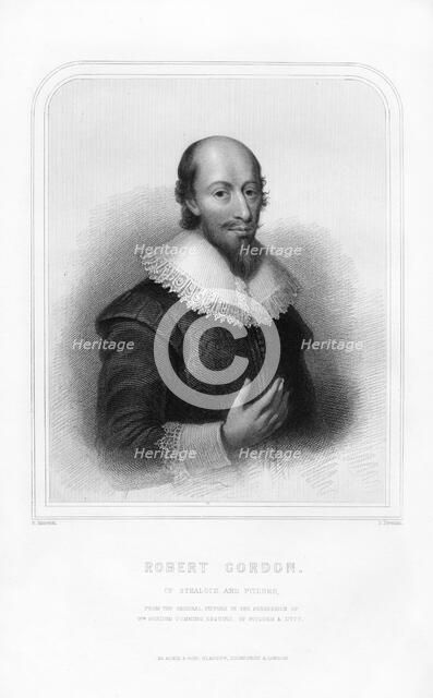 Robert Gordon of Straloch, Scottish cartographer, (1870).Artist: S Freeman