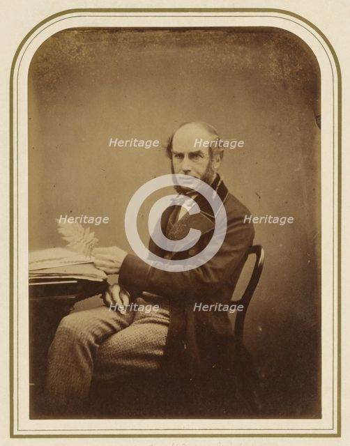 Robert Hudson, F.R.S., about 1855. Creator: Maull & Polyblank.