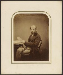 Robert Hudson, F.R.S., about 1855. Creator: Maull & Polyblank