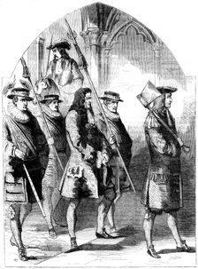 Robert Harley, the Earl of Oxford (1661-1724), going to trial, 18th century (19th century)