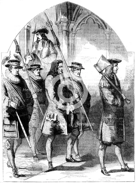 Robert Harley, the Earl of Oxford (1661-1724), going to trial, 18th century (19th century). Artist: Unknown