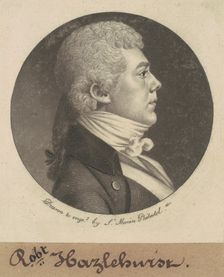 Robert Hazlehurst, 1799. Creator: Charles Balthazar Julien Févret de Saint-Mémin