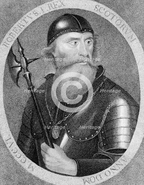 Robert I, commonly Robert the Bruce, King of Scotland, (1797).Artist: E Harding