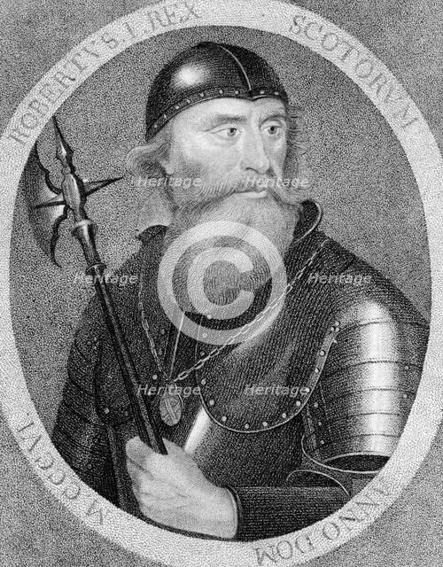 Robert I, commonly Robert the Bruce, King of Scotland, (1797).Artist: E Harding