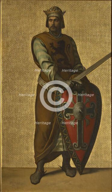 Robert II of Jerusalem, 1872-1877. Creator: Gallait, Louis Joseph (1810-1877).