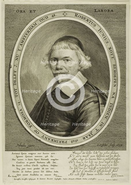 Robert Junius, n.d. Creator: Cornelis de Visscher.
