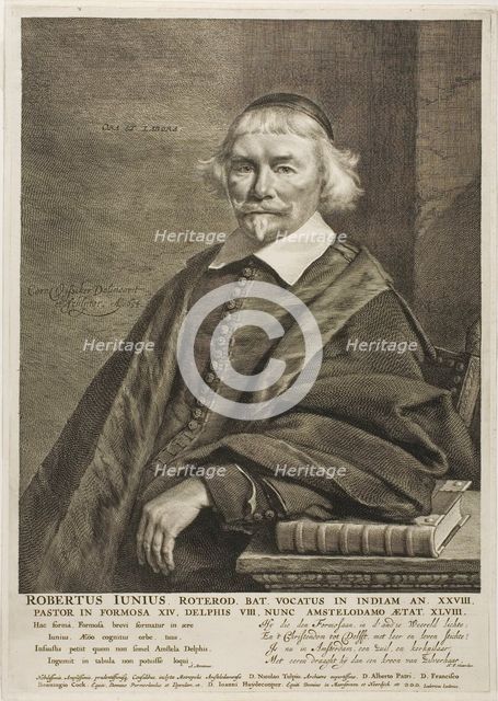 Robert Junius, n.d. Creator: Cornelis de Visscher.