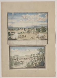 Robert Jacob Gordon at the Kraal of the Khoisan Leaders Gronjam and Doroep, With An Ox Being Slaught Creator: Robert Jacob Gordon