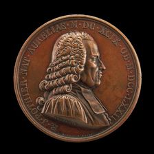 Robert-Joseph Pothier, 1699-1772, Jurist and Professor [obverse], 1823. Creator: Mathias-Nicholas-Marie Vivier