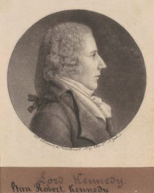 Robert Kennedy, 1796-1797. Creator: Charles Balthazar Julien Févret de Saint-Mémin