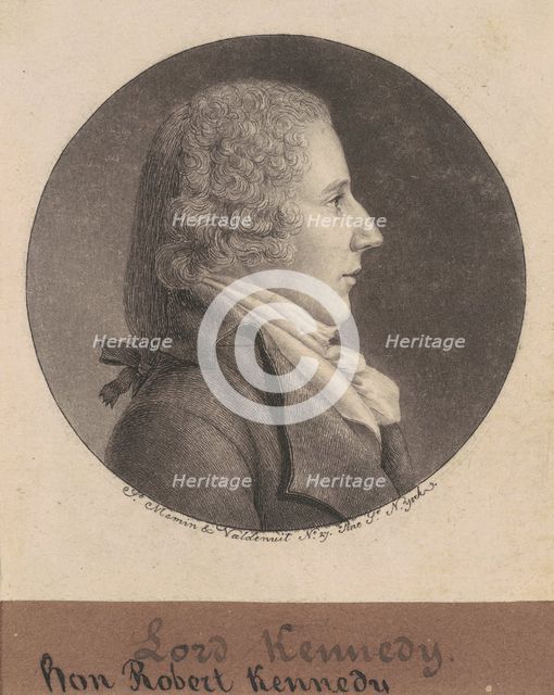 Robert Kennedy, 1796-1797. Creator: Charles Balthazar Julien Févret de Saint-Mémin.
