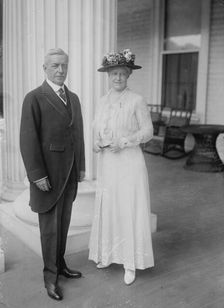 Robert Lansing & wife, between c1915 and c1920. Creator: Bain News Service