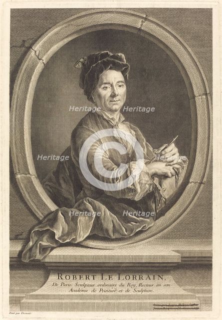 Robert le Lorrain, 1741. Creator: Jacques Philippe Le Bas.