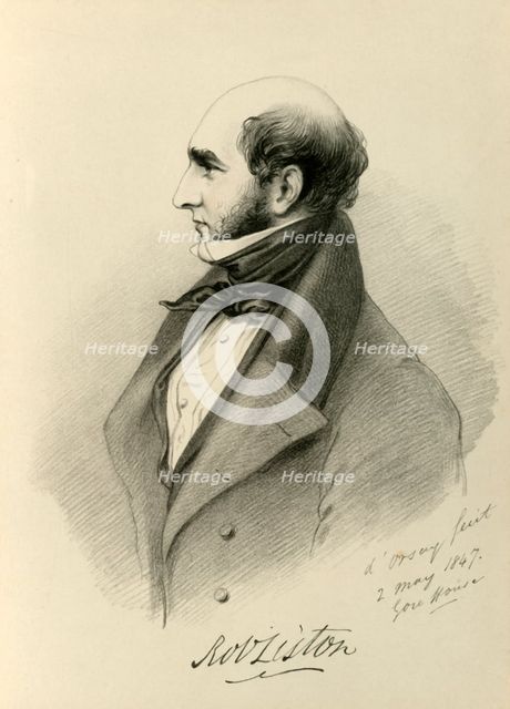 'Robert Liston', 1847. Creator: Richard James Lane.