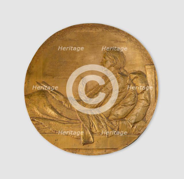 Robert Louis Stevenson, Modeled 1887/88, cast 1888/1928. Creator: Augustus Saint-Gaudens.