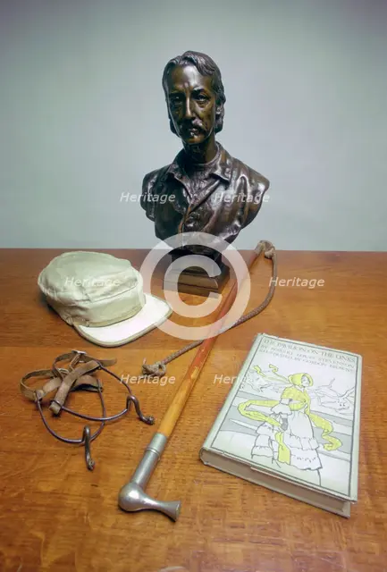 Robert Louis Stevenson relics, Lady Stair's House, Edinburgh, Scotland. Creator: Tony Evans.
