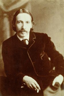 Robert Louis Stevenson, Scottish author, c1870-1894. Creator: Unknown