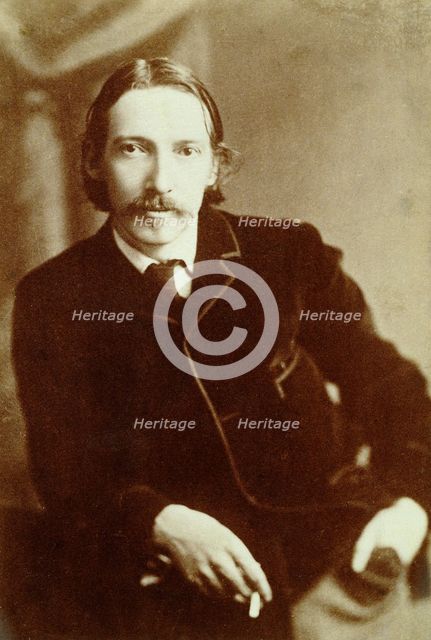 Robert Louis Stevenson, Scottish author, c1870-1894. Creator: Unknown.