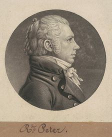Robert Peter, Jr., 1806. Creator: Charles Balthazar Julien Févret de Saint-Mémin