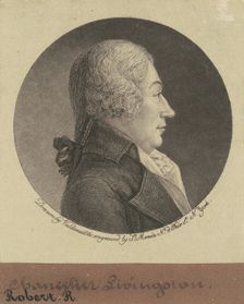 Robert R. Livingston, 1796. Creator: Charles Balthazar Julien Févret de Saint-Mémin