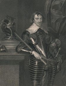 Robert Rich, Earl of Warwick c1630s, (early-mid 19th century). Creator: H Robinson