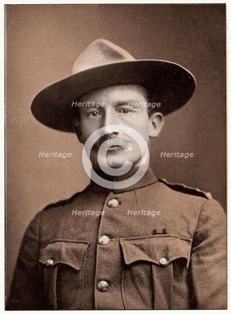 Robert Stephenson Smyth Baden-Powell, British soldier, c1900.  Creator: Anon.