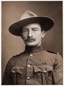 Robert Stephenson Smyth Baden-Powell, British soldier, c1900. Creator: Anon